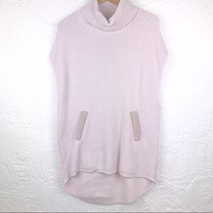 Rachel Cole Blush Pink Waffle Knit Popover Tunic